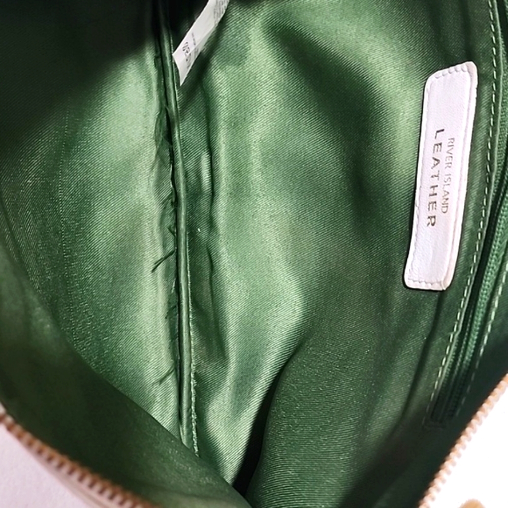 River Island Women's Leather Abstract Clutch Handbag. - Picture 7 of 8